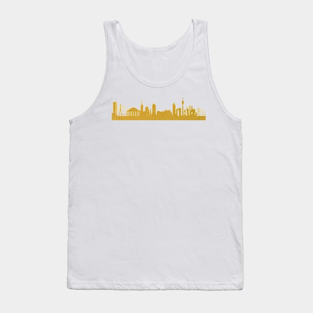 Golden Dusseldorf Tank Top by 44spaces